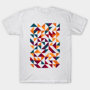 Creative Geometric Colourful Triangle Pattern #12 T-Shirt